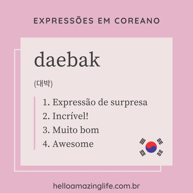 10 Expressões em Coreano Muito Usadas no K-Pop e K-Dramas | Daebak #helloamazinglife #kpop #kdrama #doramas #coreano #coreia #frases