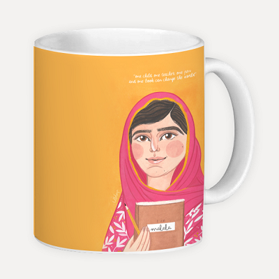 Ideias de Presentes Para Leitores - Caneca Malala